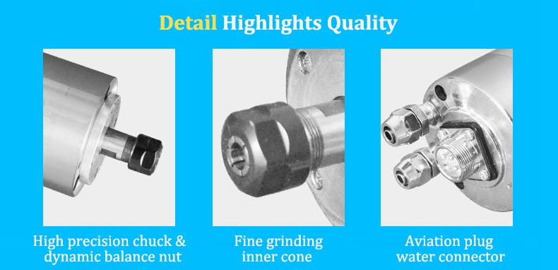 water cooling spindle motor