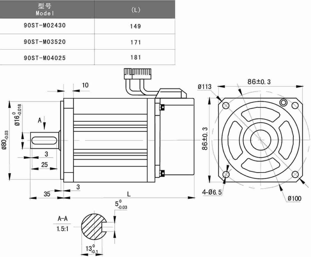 cheap ac servo motor