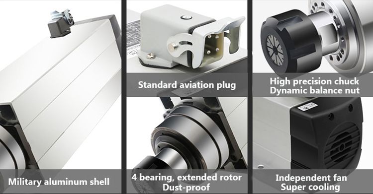 2.2kw spindle motor for cnc