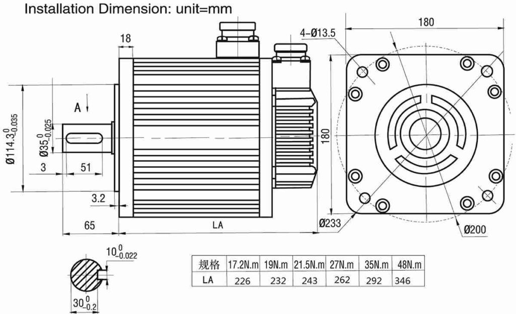 huge power servo motor kit